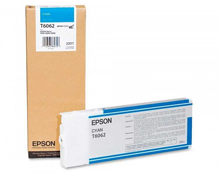 Ink-jet epson gf stylus pro 4880/4800 cian