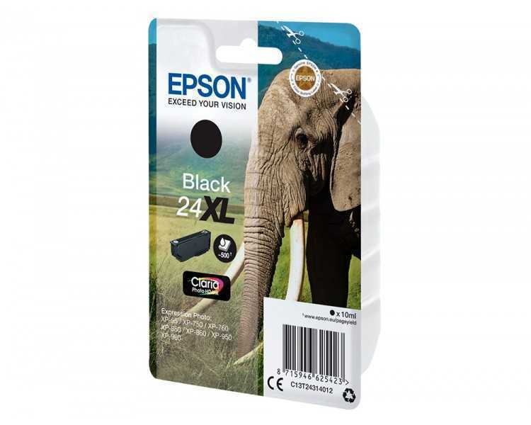 Ink-jet epson claria photo hd ink negro 24xl expression photo xp-760/950