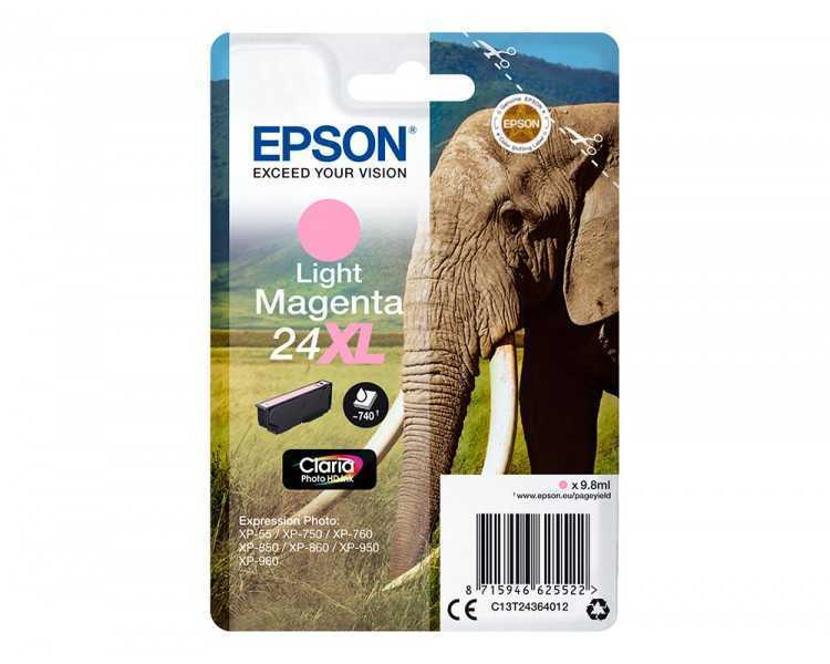 Ink-jet epson claria photo hd ink magenta claro 24xl expression photo xp-950