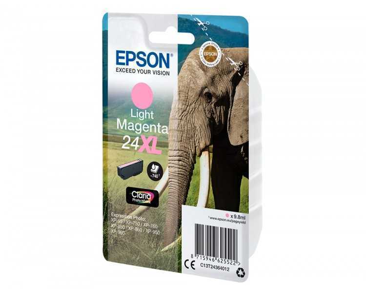 Ink-jet epson claria photo hd ink magenta claro 24xl expression photo xp-950