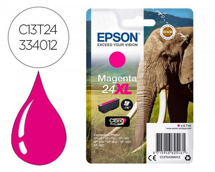 Ink-jet epson claria photo hd ink magenta 24xl