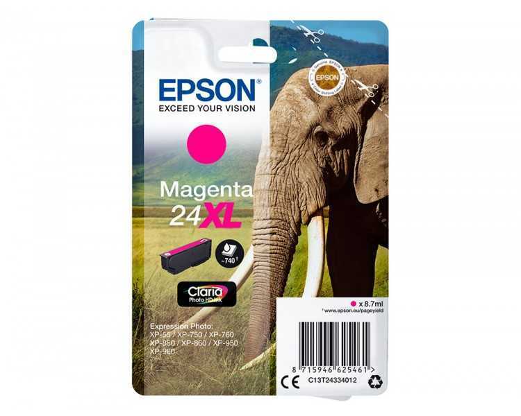 Ink-jet epson claria photo hd ink magenta 24xl