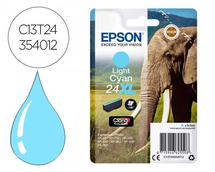 Ink-jet epson claria photo hd ink cian claro 24xl expression photo xp-950