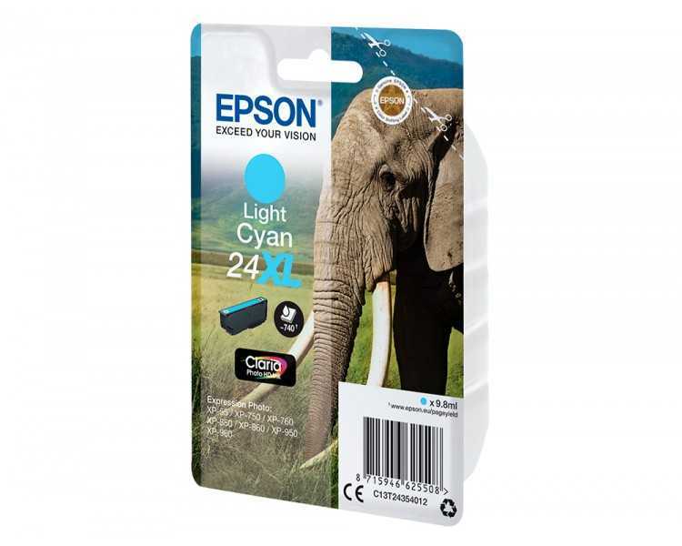 Ink-jet epson claria photo hd ink cian claro 24xl expression photo xp-950
