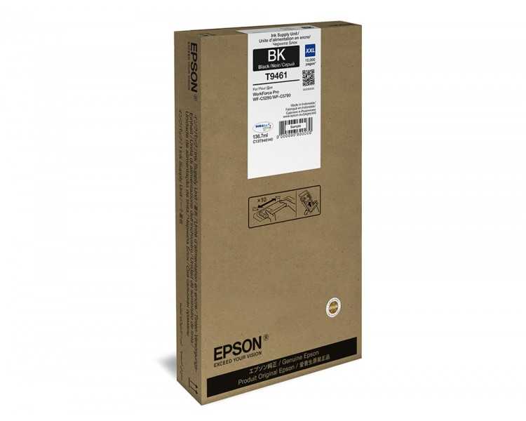 Ink-jet epson wf-c5x90 series ink xxl negro á 10000