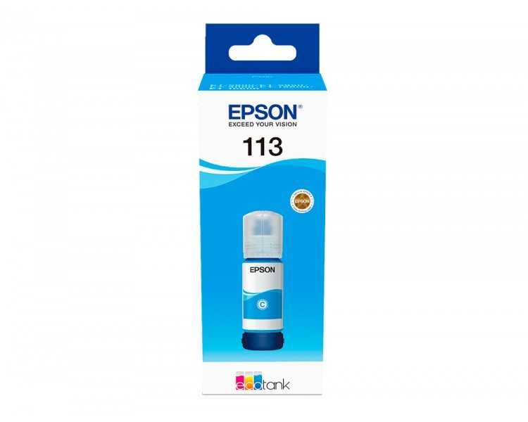 Ink-jet epson ecotank 113 series cian