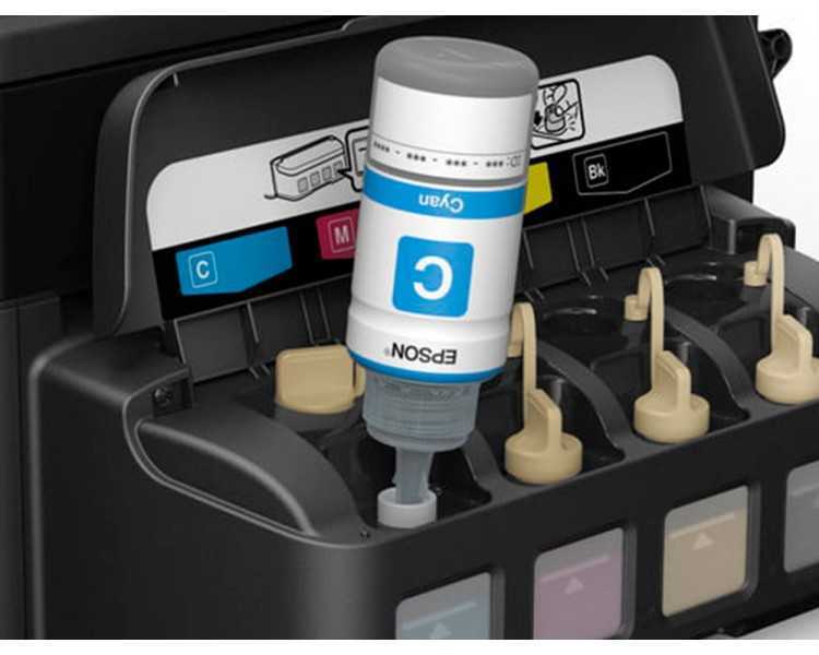 Ink-jet epson ecotank 113 series cian