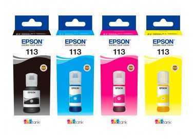Ink-jet epson ecotank 113 series cian