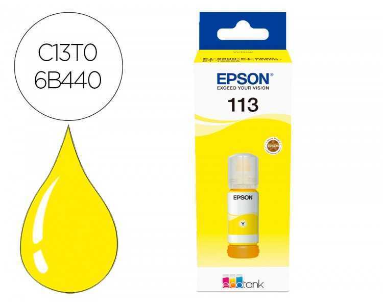 Ink-jet epson ecotank 113 series amarillo