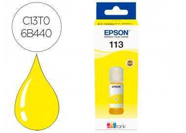 Ink-jet epson ecotank 113 series amarillo