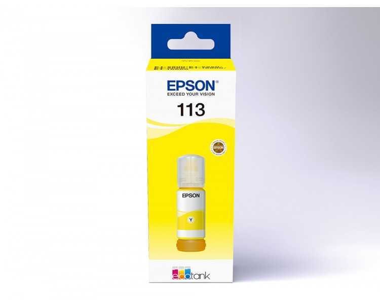 Ink-jet epson ecotank 113 series amarillo