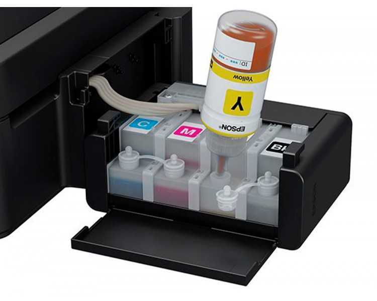 Ink-jet epson ecotank 113 series amarillo