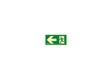 Pictograma archivo 2000 salida de emergencia izquierda pvc verde luminiscente 160x320 mm Pictograma archivo 2000 salida de emergencia izquierda pvc verde luminiscente 160x320 mm