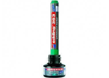 Tinta rotulador edding pizarra blanca btk-25 color verde bote 25 ml