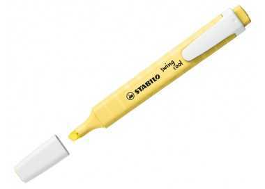 Rotulador stabilo fluorescente fino swing cool pastel amarillo cremoso Rotulador stabilo fluorescente fino swing cool pastel amarillo cremoso