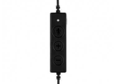 Auricular mediarange biaural diadema con microfono cable 2 mt