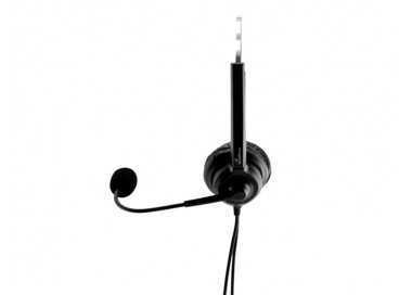 Auricular mediarange biaural diadema con microfono cable 2 mt