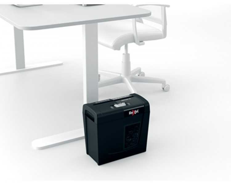 Destructora de documentos rexel secure x6 eu capacidad 6 hojas grapas clips tarjetas y cd