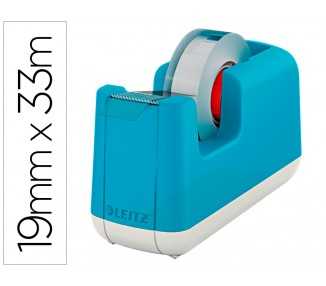 Portarrollo sobremesa leitz cosy plastico para cintas 33 mt color azul