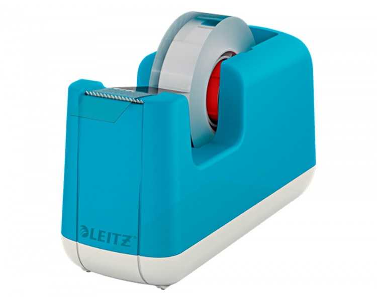 Portarrollo sobremesa leitz cosy plastico para cintas 33 mt color azul