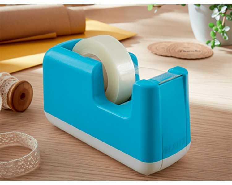 Portarrollo sobremesa leitz cosy plastico para cintas 33 mt color azul