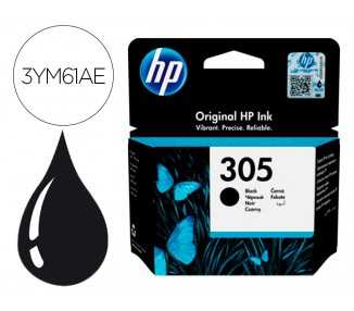 Ink-jet hp 305 deskjet 1210 / 1212 / 1255 / 2732 / 2752 / 4155 / 4158 envy 6020 / 6052 /6055 / 6420 negro 120
