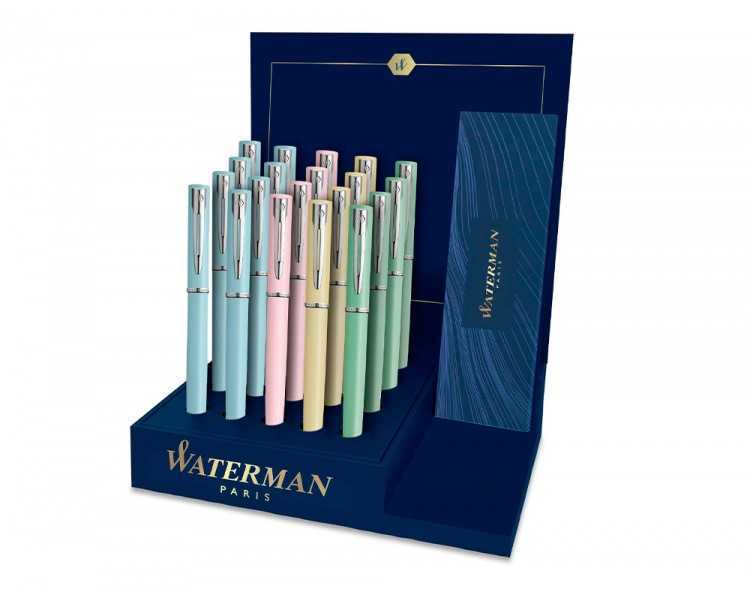 Boligrafo waterman allure pastel expositor de 20 unidades 4 colores pastel surtidos