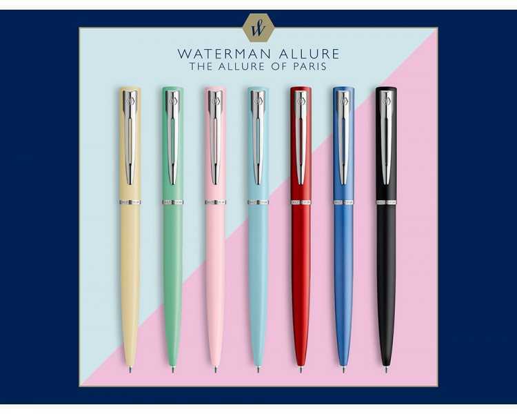 Boligrafo waterman allure pastel expositor de 20 unidades 4 colores pastel surtidos