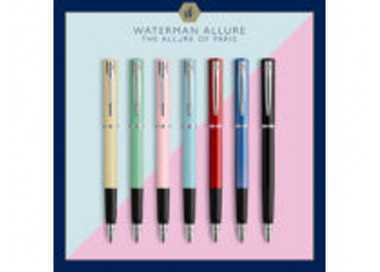 Pluma waterman allure pastel expositor de 20 unidades 4 colores pastel surtidos