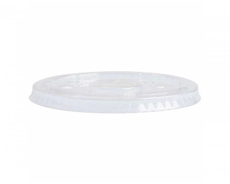 Tapa de plastico biodegradable para vaso de 195/220 cc paquete de 100 unidades