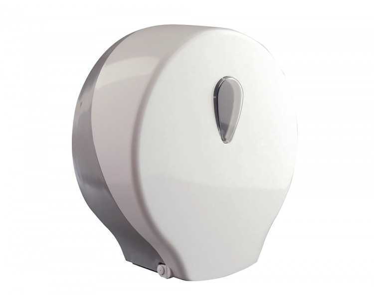 Dispensador papel higienico dahi jumbo abs color blanco 326x304x125 mm