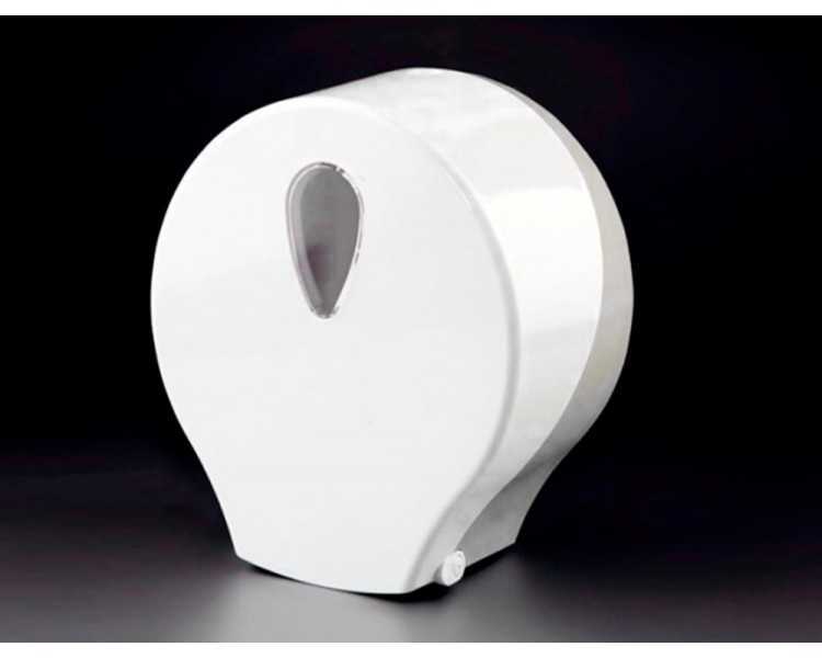 Dispensador papel higienico dahi jumbo abs color blanco 326x304x125 mm