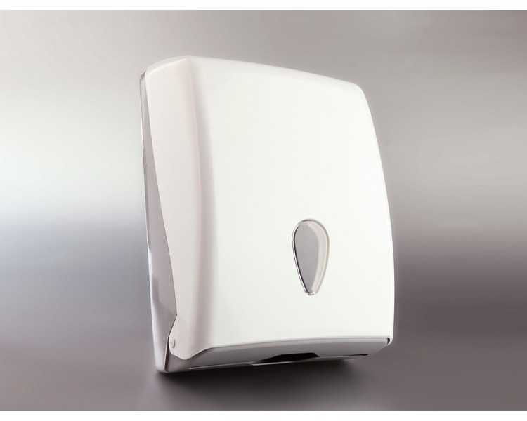 Dispensador toallitas secamanos dahi abs color blanco 370x277x130 mm
