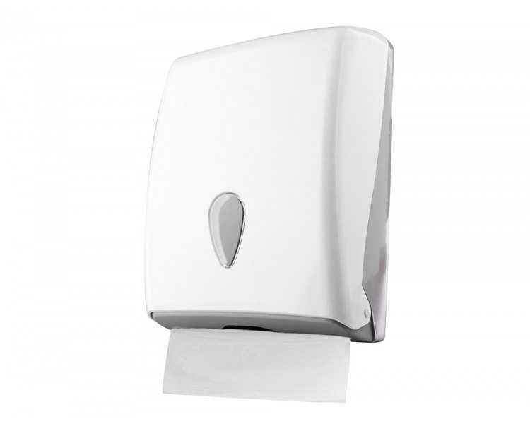Dispensador toallitas secamanos dahi abs color blanco 370x277x130 mm