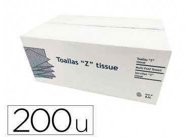 Toalla de papel secamanos dahi z ecopasta 2 capas caja con 20 paquetes de 200 unidades