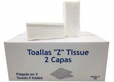 Toalla de papel secamanos dahi z ecopasta 2 capas caja con 20 paquetes de 200 unidades
