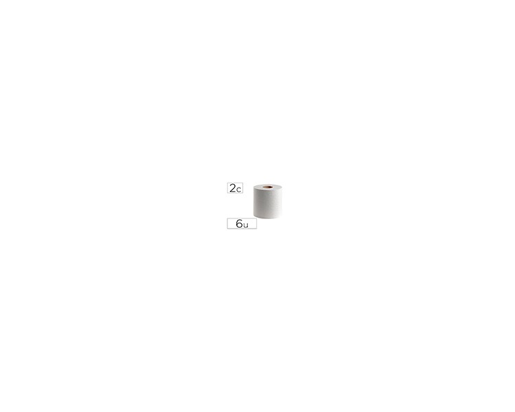Papel secamanos dahi 2 capas celulosa lisa 210 mm x 150 mt paquete de 6 rollos