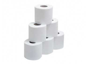 Papel secamanos dahi 2 capas celulosa gofrada 195 mm x 145 mt paquete de 6 rollos