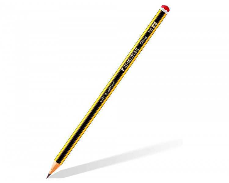 Lapices de grafito staedtler noris n.2 hb blister promocional 120 anivers de 3 uds + afilalapiz con deposito
