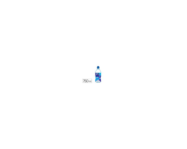 Agua mineral natural font vella botella de 750 ml