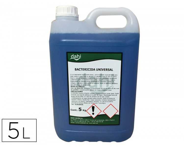 Limpiador bactericida dahi desbak azul garrafa de 25 litros