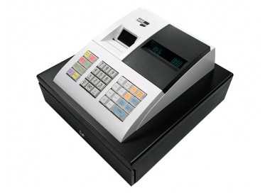 Registradora ecr sampos er-057 s blanca 14 departamentos display vfd antireflejos conforme