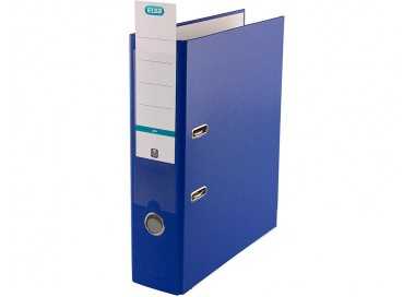Archivador de palanca elba top carton compacto polipropileno con rado din a4 lomo de 80 mm azul