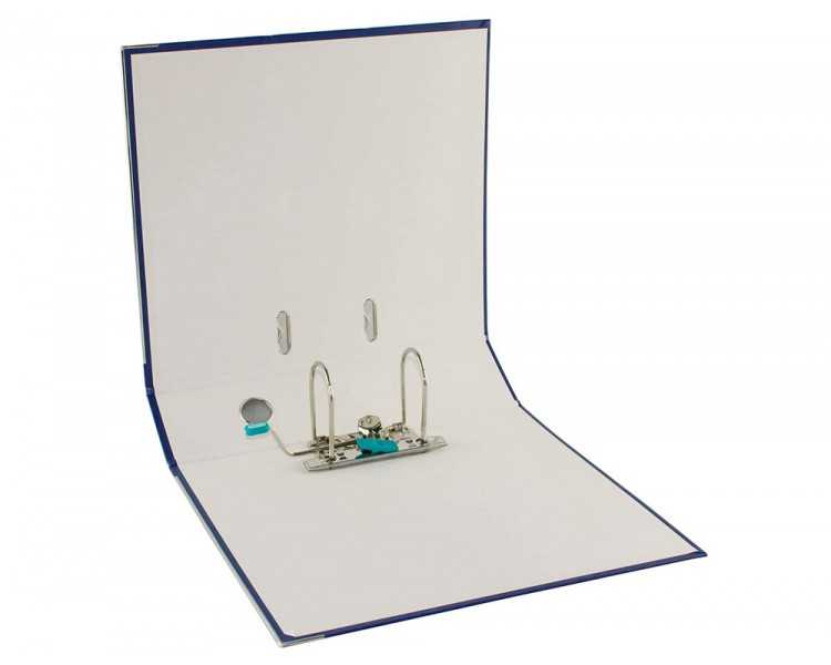 Archivador de palanca elba top carton compacto polipropileno con rado din a4 lomo de 80 mm azul