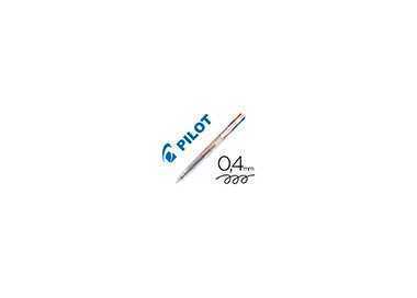 Boligrafo pilot super grip g 4 colores retractil sujecion de caucho tinta base de aceite cuerpo transparente