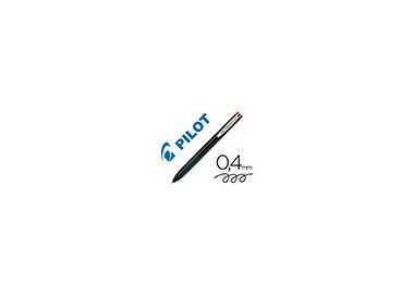 Boligrafo pilot super grip g 4 colores retractil sujecion de caucho tinta base de aceite cuerpo color negro