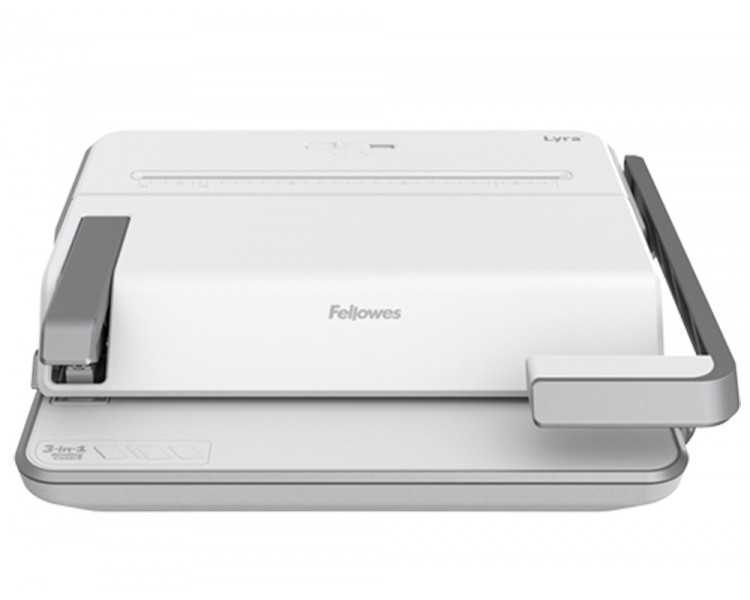 Encuadernadora para canutillo fellowes lyra 3 en 1 perfora hasta 20h a4 encuaderna 300h grapa 30h taladra 2 y 4