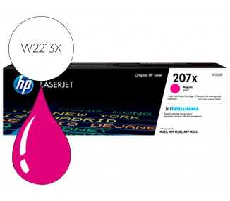 Toner hp 207x color laserjet pro m282nw / m283fdn / m283fdw magenta 2.450 paginas