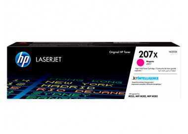 Toner hp 207x color laserjet pro m282nw / m283fdn / m283fdw magenta 2.450 paginas