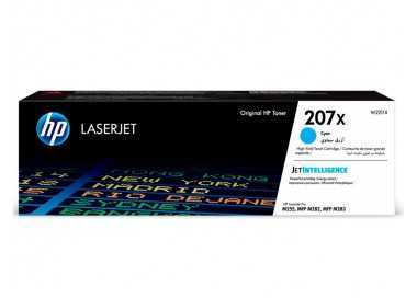 Toner hp 207x color laserjet pro m282nw / m283fdn / m283fdw cian 2.450 paginas